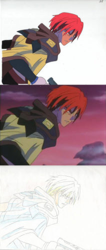 Outlaw Star, Episode 21, Gene. A8 (cel), B18 (sketch)